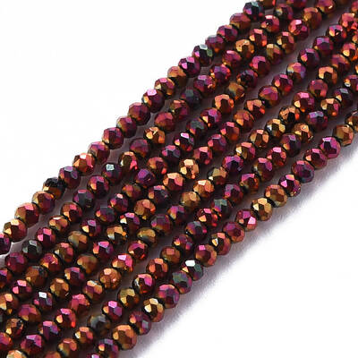 Electroplated Glass Beads Strands