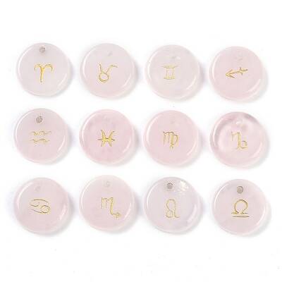 Natural Rose Quartz Pendants