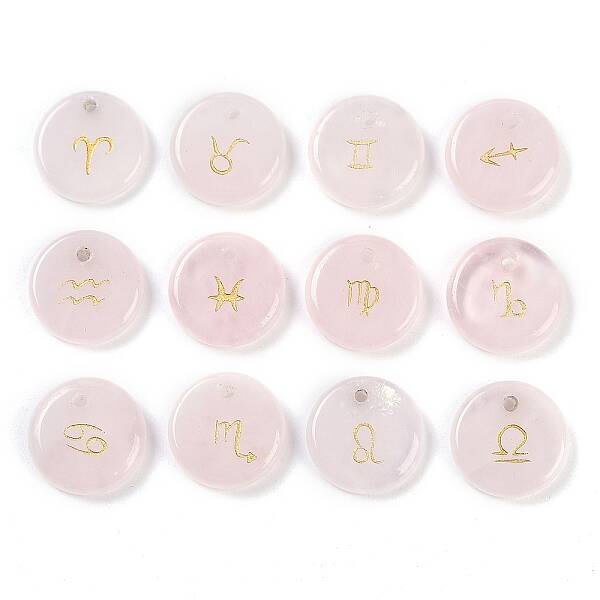Natural Rose Quartz Pendants