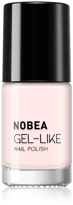 NOBEA Day-to-Day Gel-like nail polish gel effect color Antique white #N63 6 ml