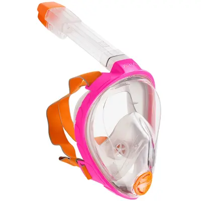 Used Ocean Reef Aria Full Face Snorkel Mask-Pink-SMMD