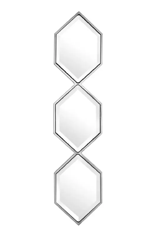 Silver Hexagonal Trio Mirror | Eichholtz Saronno