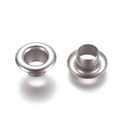 Non-Tarnish European Style 201 Stainless Steel Eyelet Core