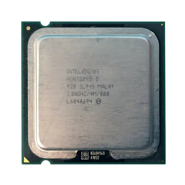 YH750 Dell 2.8GHz 800MHz 4MB L2 Cache Socket LGA775 Intel Pentium D 920 Dual-Core Processor