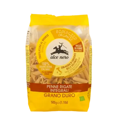 Alce nero spa Ynsadiet Whole wheat macaroni Alce Nero 500g