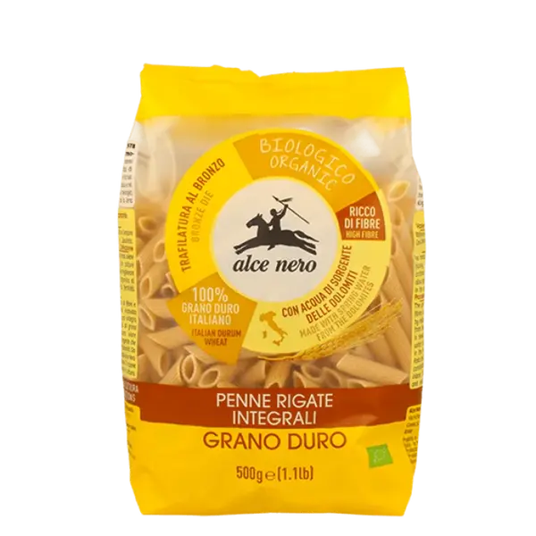 Alce nero spa Ynsadiet Whole wheat macaroni Alce Nero 500g