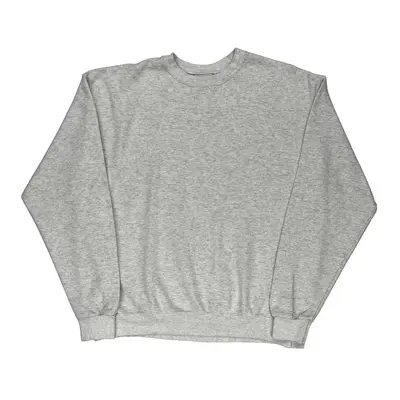Champion Sweatshirt - XL Grey Cotton Blend