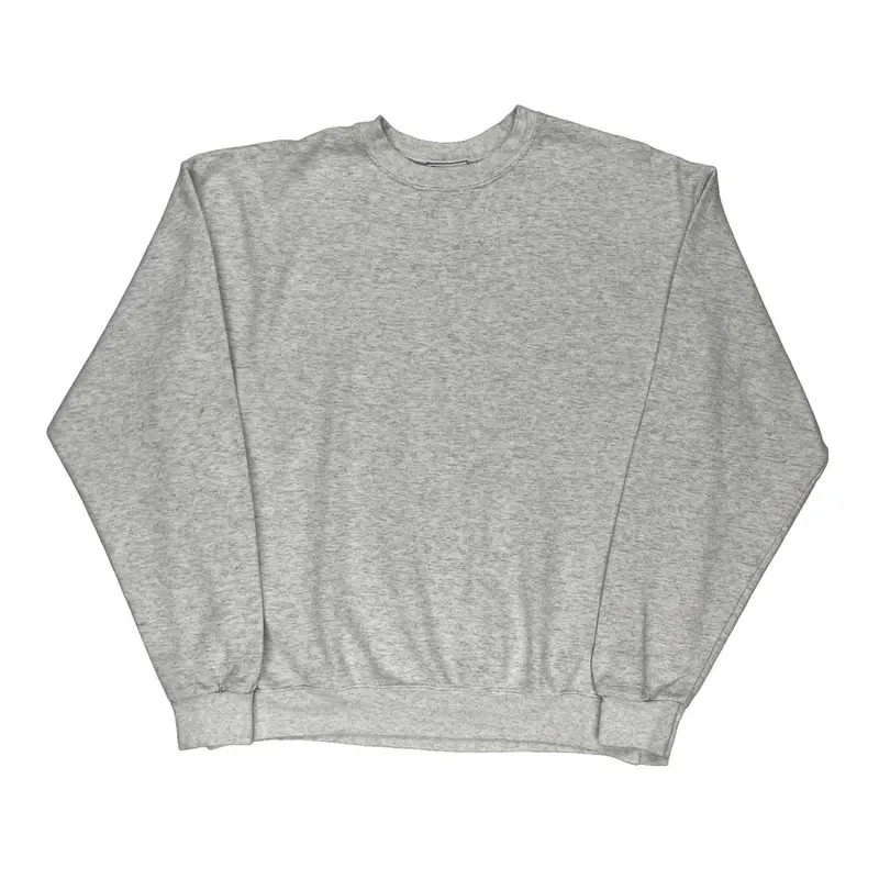 Champion Sweatshirt - XL Grey Cotton Blend