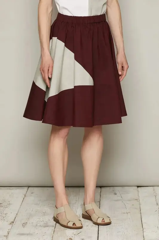 Koko Skirt (Burgundy) | size: XS
