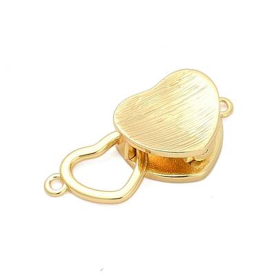Brass Interlocking Clasps