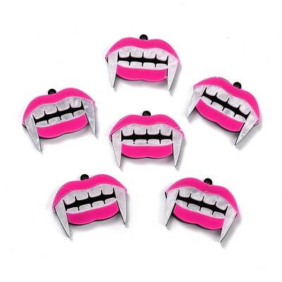 Western Style Fluorescent Acrylic Pendants