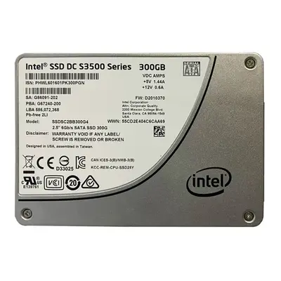 Intel SSDSC2BB300G401 | DC S3500 300GB Multi-Level Cell SATA 6Gb/s 2.5-Inch Solid State Drive