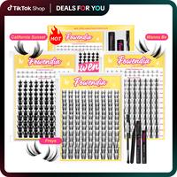 Manga Lashes Cluster Lashes C D Curl DIY Extension Kit and California Sunset Wanna Be Freya Lash Clusters Fall Deals For You ...