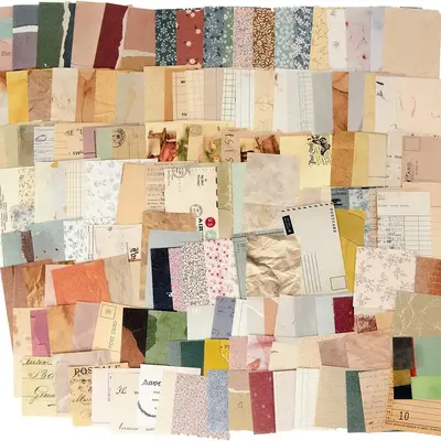 Scrapbook Paper (360 Sheets), Various Colors Material Paper, Crafting Kit, DIY Decorative Paper for Students Scrapbooking & J...