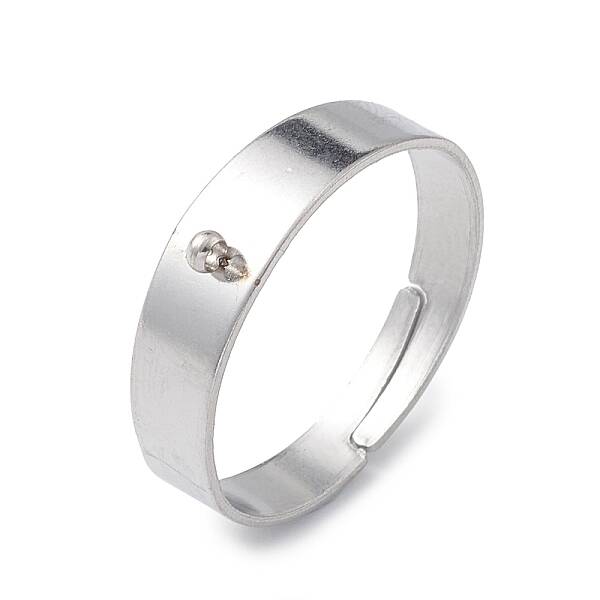 Non-Tarnish 304 Stainless Steel Loop Ring Bases