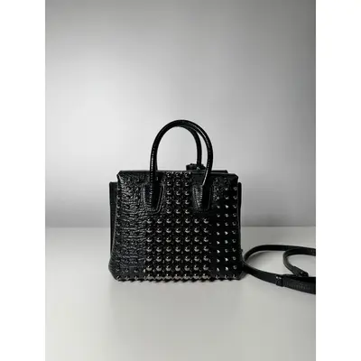 Pre-owned pebbled leather Crossbody Bags MCM Mini Milla Black Studded Crossbody Bag