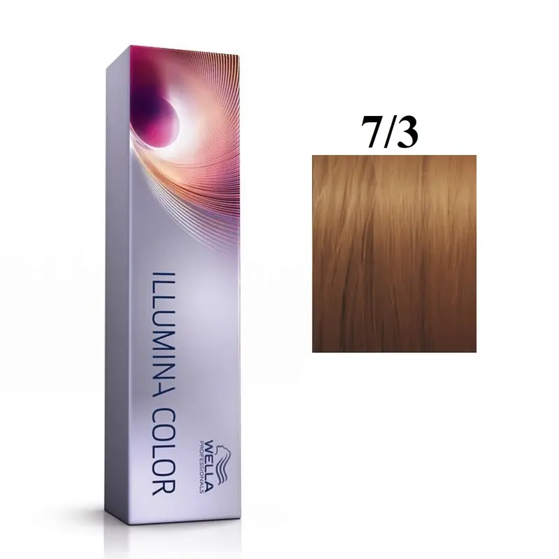 Wella Professionals Illumina Color Tinta permanente per capelli 7/3 Biondo medio dorato 60 ml