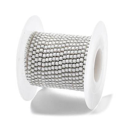 Iron Rhinestone Glass Cup Chain