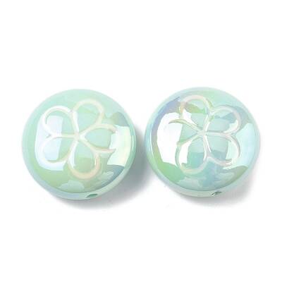 2Pcs UV Plating Acrylic Beads