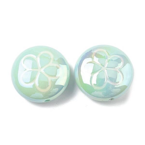 2Pcs UV Plating Acrylic Beads