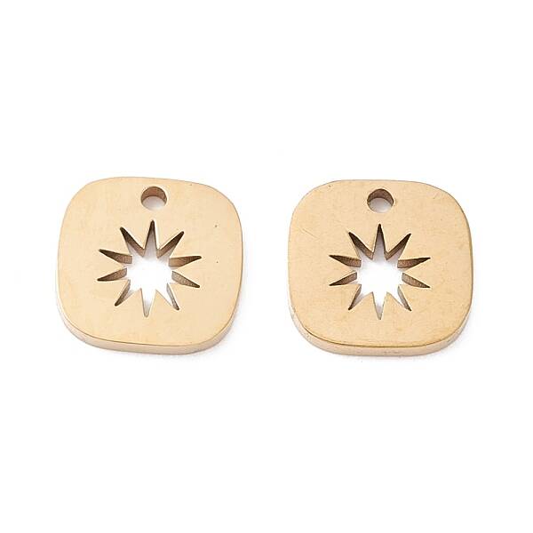 Ion Plating(IP) 316 Surgical Stainless Steel Charms