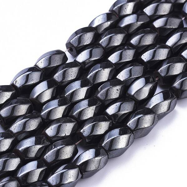 Magnetic Synthetic Hematite Beads Strands