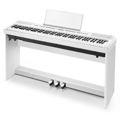 Donner DEP-20 Weighted Digital Piano - White / Piano