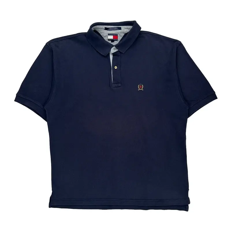 Tommy Hilfiger Polo Shirt - XL Navy Cotton