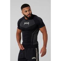 New Youngla Coach Fitness Shirt Sports T-Shirt Compression Shirt Men High Elastic Training Shirt Short Sleeve Gym Clothing