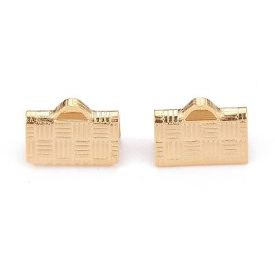 304 Stainless Steel Ribbon Crimp Ends