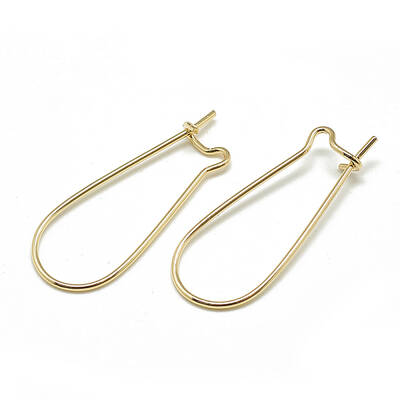Brass Hoop Earrings