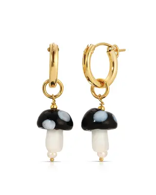 Botanik Hoops | Shade: Black | Metal Color: Gold