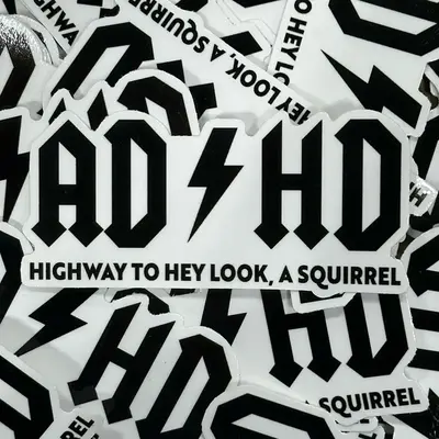 ADHD Sticker