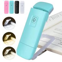 USB Rechargeable Book Light, Portable Clip-on Reading Light, Eye Protective Night Light, Portable Light Clip for Reading, B...