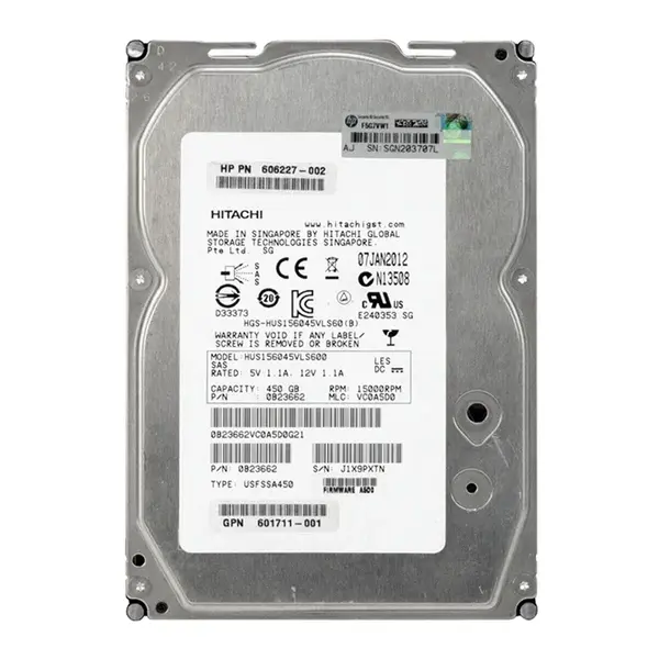 0B23662 HGST 450GB 6Gb/s SAS 15000 3.5-inch 64MB Hard Drive