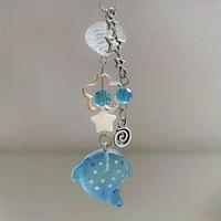 Cute Shark Design Phone Chain, Handmade Resin Phone Lanyard, Fashion Phone Charm for Women & Girls, Mobile Phone Decoration A...