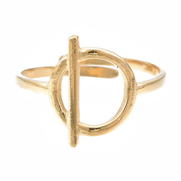 304 Stainless Steel Toggle Clasp Shape Open Cuff Ring