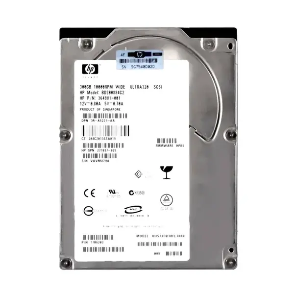 17R6203 IBM 300GB Ultra-320 SCSI 10000 3.5-inch Hard Drive