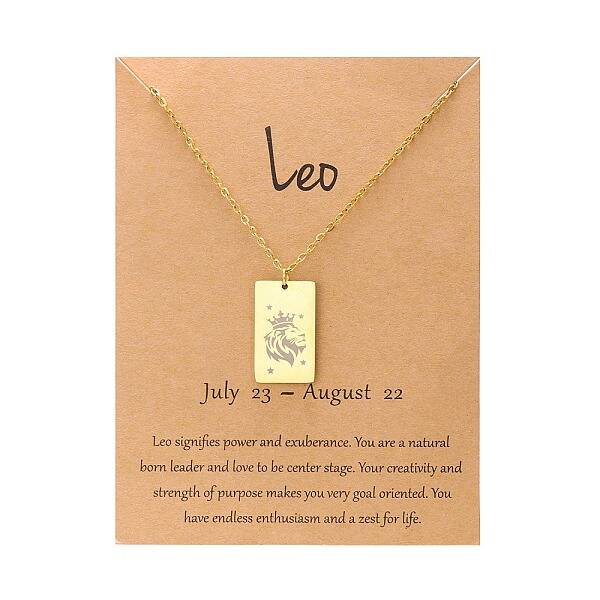 Twelve Constellations Pendants Necklaces
