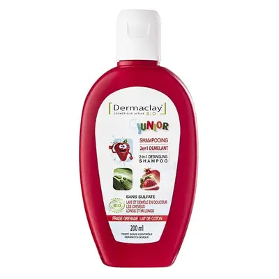 Dermaclay Detangling Shampoo for Children 2in1 Organic 200ml