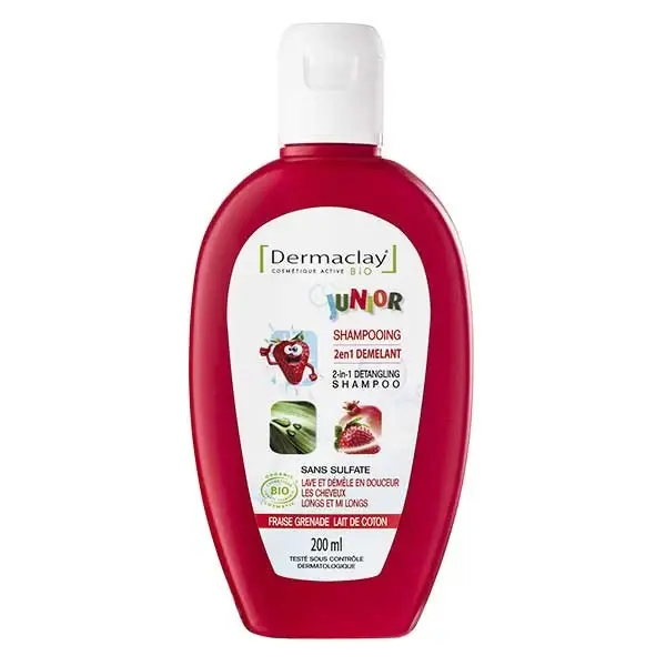 Dermaclay Detangling Shampoo for Children 2in1 Organic 200ml
