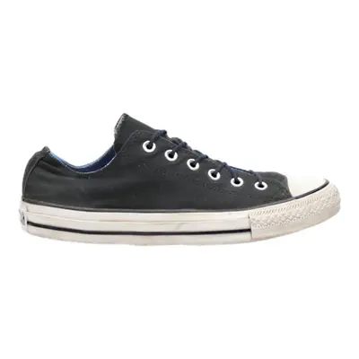 CONVERSE Low Top Trainers Black Canvas Womens UK 7