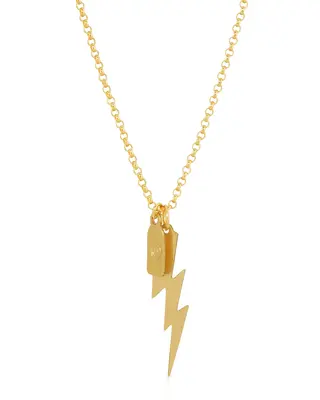 Ballenger Bolt Necklace | Metal Color: Gold