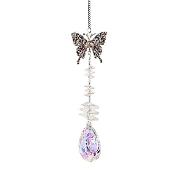 Crystal and Alloy Rhinestones Steel Wire Pendant Decorations