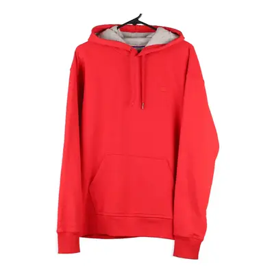 Champion Hoodie - XL Red Cotton Blend