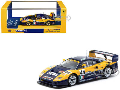 Ferrari F40 GTE #44 Luciano Della Noce - Anders Olofsson - Carl Rosenblad 24 Hours of Le Mans (1996) Hobby64 Series 1/64 ...