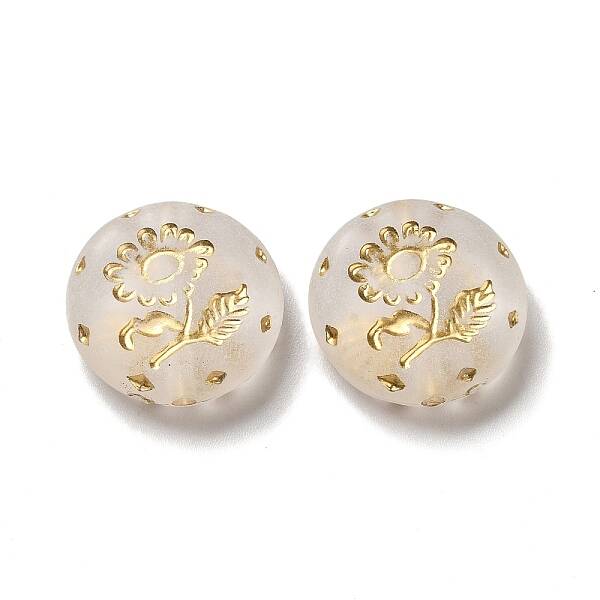 Transparent Plating Acrylic Beads