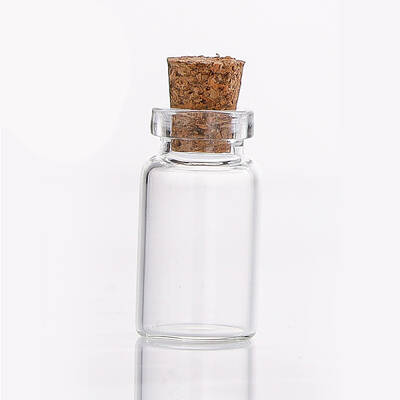 Mini High Borosilicate Glass Bottle Bead Containers