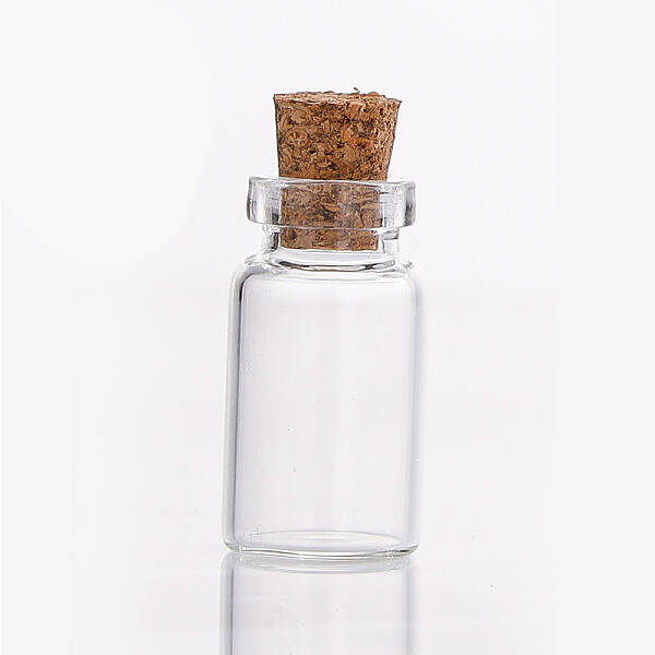 Mini High Borosilicate Glass Bottle Bead Containers