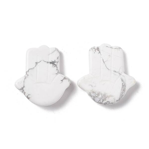 Natural Howlite Cabochons